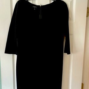 Black Talbots ponte shift dress